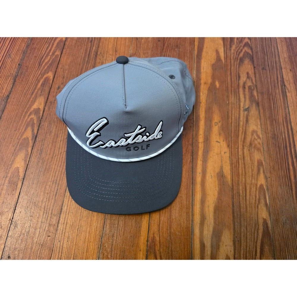 Eastside Golf Nylon Rope Hat Cool Grey Charcoal Snapback Cap EGMH-17030 NEW